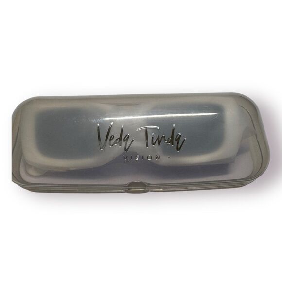 Veda Tinda Vision Rectangle Sunglasses Off White Retro TAC Polarized UV Lenses - Picture 5 of 11